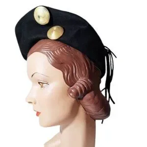 Vintage | Accessories | 94s Black Felt True Vintage Tall 